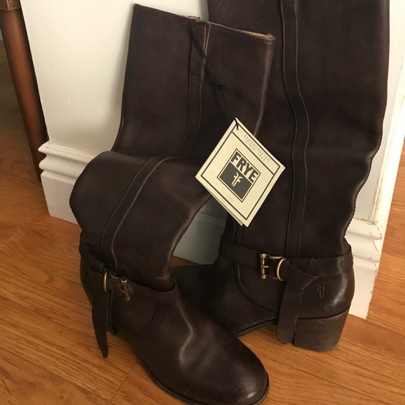 FRYE Malorie Knotted Boots OBO - Picture 2 of 4